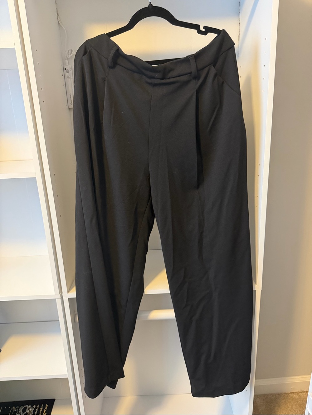Cato Black Wide Leg Dress Slacks XL